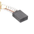 thumbnail image 2 of 10 PCS Mini Black Carbon Motor Brushes Replacement Spare Parts with 25mm Spring and Copper Core for Generic Electric Drill Mill Machine Motors Rotary Tool (Package 3: 153A# 18*13.5*6.5mm), 2 of 8