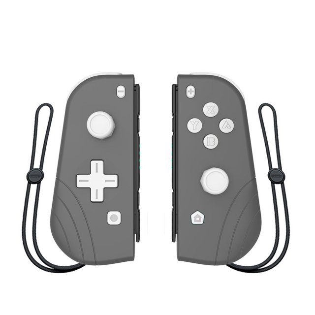 Wireless Custom Switch Joy Pad Controllers L/R Left and Right Remotes Compatible for Nintendo Switch(Gray)