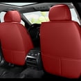 thumbnail image 4 of Maidao Car Seat Covers Full Set for Volkswagen for Arteon 2017-Present 5 Seats Leather Compatible Airbag Waterproof Soft Front Rear Cushion Protector Red, 4 of 6