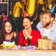 thumbnail image 4 of 12 Pcs Souffleurs de Fête Colorés Petits Sifflets Cornes d'Anniversaire, 4 of 9
