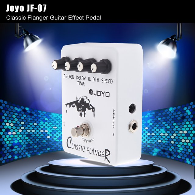 Joyo JF-07 Pédale d'Effet Guitare Classique avec Design True Bypass