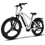 EMMO Spurt Pro Torque Sensor Off Road 29" Electric Bicycle 750W 48V 15.6Ah - UL 2849 & 2271 Certified - Step Over - Front Shock - Up to 95km Range - Platinum White