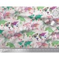 thumbnail image 2 of Soimoi White Heavy Canvas Fabric Stamp & World Map Fabric Prints By Yard 58 Inch Wide, 2 of 5