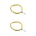thumbnail image 2 of VONKY Unisex Cross Pendant Bracelets For Fashion Forward Individuals Lightweight Gift yellow 2Set, 2 of 6