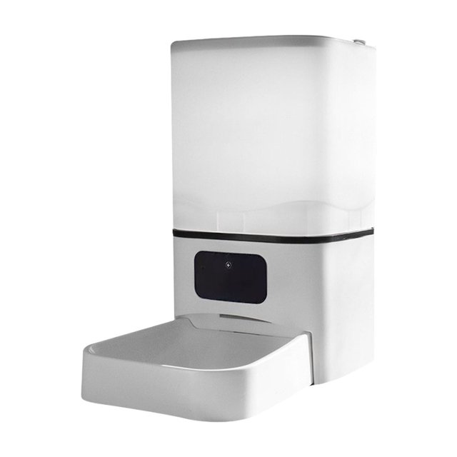 Lksixu Pet Supplies 6L Smart Pet Feeder For Dogs Cats Automatic Food Dispenser With Timer Part Control Remote Feeding Voice Interaction And Video Surveillance Capabilities for Small Dogs and Cats