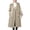 e2-khaki trench coat, variant on UPPADA Long Pea Coat for Womens Fall Winter Wool Coats Lightweight Warm Trench Coats Breasted Midi Peacoat Trench Coats with Pockets Army Green,Free Size