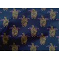 thumbnail image 4 of oneOone Organic Cotton Voile Fabric Turtle Block Print Sewing Fabric BTY 42 Inch Wide, 4 of 4