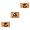 thumbnail image 3 of Maytalsory Soft And Comfortable Christmas Doormats Water Absorption For Easy To Clean Christmas hat 3Set, 3 of 6