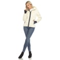 thumbnail image 4 of White Mark Women's Reflective Puffer Hooded Jacket, 4 of 7