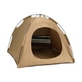 thumbnail image 1 of Hearth & Gear Cat Tent Foldable Cat Tent With Cooler Pad Portable Refreshing And Breathable Cats Pet Tents Removable And Washable (small) Pet Swing Pet Nesting Material Dispenser for Small Metal, 1 of 6