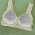 thumbnail image 3 of New Soft Padded Front Closure Bra For Women Comfortable Wireless And Steel Vest Style Plus Size Women S Bras Sports Bra Women Bra with Back Support Women Bras plus Size Front Close Work Out Bra Back, 3 of 7