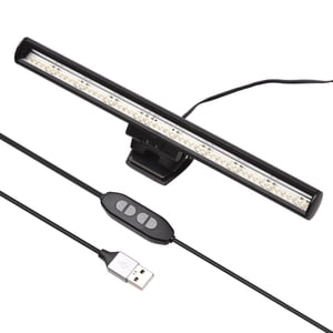 Lampe 26cm Écran d'ordinateur Barre de lecture en ligne avec Bi-Color 2800K-6500K 10 Niveaux de luminosité réglable pour ordinateur portable Bureau Accueil