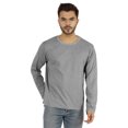 thumbnail image 1 of Inkmeso Men's Long Sleeve Cotton Basic Shirt Lightweight Solid T-Shirts, 1 of 7