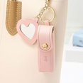 thumbnail image 3 of Women's Lipstick Holder Key Chain Portable Lip Gloss Balm Bag Case New, 3 of 4