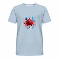 thumbnail image 3 of Styesk T-Shirts pour Homme Imprimé Col Rond Mode Décontractée Manches Courtes Blouses, 3 of 5