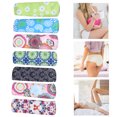thumbnail image 4 of Spptty Serviettes Hygiéniques en Tissu Réutilisables, Serviettes Hygiéniques en Bambou Réutilisables, 7 Pcs Serviettes Hygiéniques en Tissu Réutilisables Serviettes Menstruelles en Bambou Lavables Serviette en Tissu pour Femme m, 4 of 8