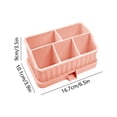 thumbnail image 3 of EGNMCR Bacs de Rangement, Conteneurs de Rangement Silicone Brosse à Dents Dentifrice Boîte de Rangement Rack Salle de Bain Étagère de Rangement Ensemble de Lavage Salle de Bain Produit de Beauté Boîte de Rangement Silicone, 3 of 6