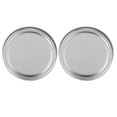 thumbnail image 3 of Split-Type Jar Lid, Food Container Sealing Cover Food Grade Canning Lid, For Home 10Pcs 70mm Silver Circular Ring+Cover Plate, 3 of 8