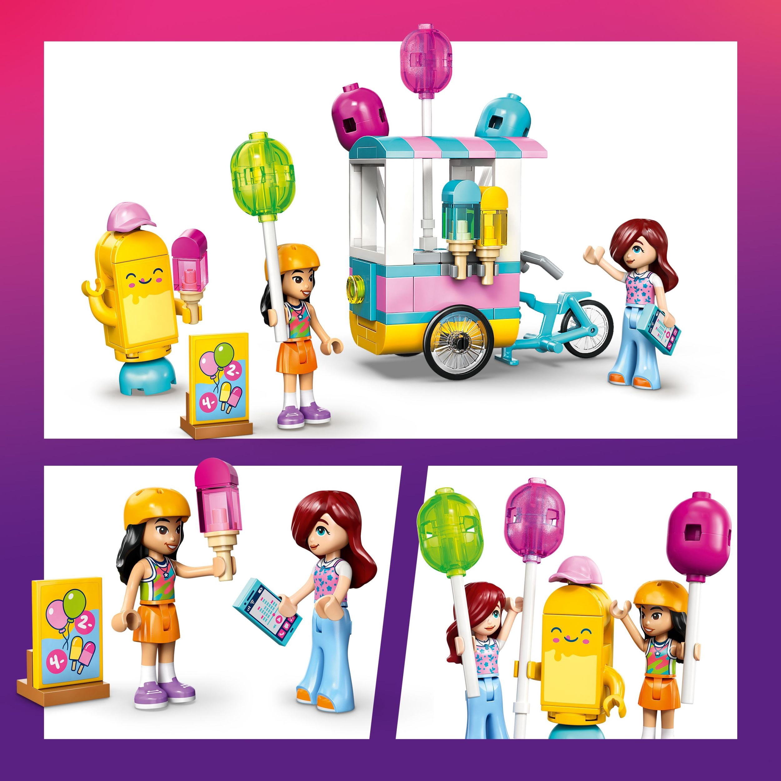 LEGO Friends Le Kiosque de Crème Glacée et de Ballons – Ensemble de construction – 42692