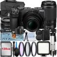 thumbnail image 1 of Nikon Z30 Mirrorless Camera with NIKKOR 16-50mm + DX 50-250mm Zoom Lens + 128GB Card + Case + 3 Pieces Filter + Flash + ZeeTech Accessory Bundle, 1 of 5