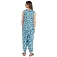 thumbnail image 4 of Moomaya Ensemble de Nuit en Rayonne Imprimée pour Femmes Pyjama à Entrejambe Bas 2 Pcs Tenue de Détente, 4 of 7