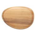 thumbnail image 2 of Modern and Personalized Walnut Wood Dinner Plate, Easy Cleaning & Lightweight for Desserts, Snacks, Fruits,Unique Japanese Style, Suitable for Tea, Reusable and, 2 of 7