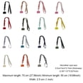 thumbnail image 2 of Universal Phone Lanyards Crossbody Patch Traveling Hiking Portable Detachable Neck Hanging Rope Strap Outdoor Smartphone Light Blue, 2 of 5