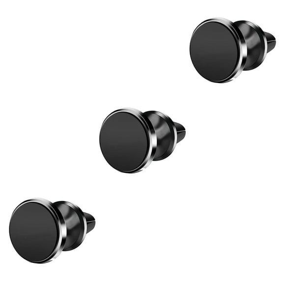 bedienty Smart Phone Magnetic Holder Dashboard GPS Mount Universal 360 In Car Air Vent Black Outlet type 3Set