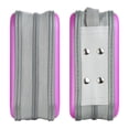 thumbnail image 3 of DVD Case, 48 Capacity Purple CD Hard Plastic Storage Case Holder Wallet, 3 of 6