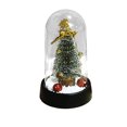 thumbnail image 3 of Feltree Snow Globe with LED Christmas Tree - Mini Desktop Decoration with Color Changing Lights & Built-in Snowy Scene, Ornament for Home, Office, Holiday Decor - Battery Operated Night Light, 3 of 7