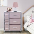 thumbnail image 2 of 7 Drawers Chest Dresser - Pink, 2 of 7