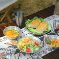 thumbnail image 4 of Dvkptbk Ensemble de Vaisselle d'Extérieur de 4 Bols en Acier Inoxydable Assiettes en Acier Inoxydable Assiettes en Acier Inoxydable Buffets de Barbecue Assiettes Camping et Randonnée, 4 of 6