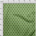 thumbnail image 3 of oneOone Rayon Light Green Fabric Asian Ikat Sewing Material Print Fabric By The Yard 56 Inch Wide, 3 of 4