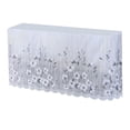 thumbnail image 3 of Floral Curtain for Air Conditioner Lightweight Polyester Design Ideal for Living Room Bedroom or Bathroom Décor Effective Windproof Covering Solution, 3 of 8