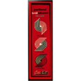 thumbnail image 1 of Encore Select 109-92 Portland Trail Blazers Logo History Felt Banner - 14 x 37 in., 1 of 1