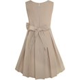 thumbnail image 2 of Girls Dress Color Block Contrast Bow Tie Everyday Party 4 Years, 2 of 6