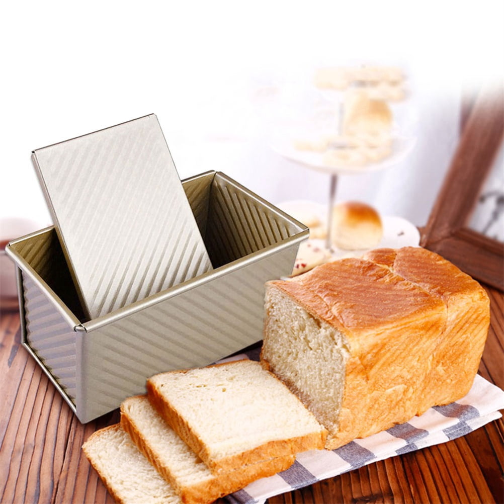 Bread Bread Pan Baking Bread Pan With Lid Baking Cake Carbon Steel Nonstick Toasted Bread Box Baking Tools