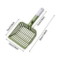 thumbnail image 2 of Large Hole Cat Litter with Ergonomic Handle Thick Sturdy Pet Waste Cleaner Non Stick Design Easy Cleaning Durable, 2 of 3