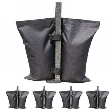 Sacs de Poids pour Tente Escamotable 4 Pcs/paquet Sacs de Sable pour Pieds pour Abri Solaire Instantané Extérieur Pieds Sac de Sable de Stabilité Robuste Sac de Pieds Lesté