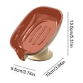 thumbnail image 3 of MTBLYS Soap Drain Rack Wall Mounted Soap Holder Plastic Bathroom Shower Kitchen Automatic Drainage 5.31X3.94X3.54 Inch, 3 of 6