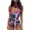 Blue, variant on EQWLJWE Women's Ladies Bikini Sets Beach Swimwear Bathing Suit Women Women's Ladies Bikini Sets Beach Swimwear Bathing Suit Fashion One-Piece Bikini Printing Swimwear Swimsuit Beachwear Set