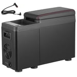 KFFKFF Refroidisseur de véhicule, 12V Réfrigérateur de console automatique, 8L Congelateur compact, Réglages de température à partir -4℉ à 68℉, Fonctionne avec 12/24V DC & 100-240V AC, Idéal pour les voyages et le camping
