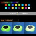 thumbnail image 4 of Dvkptbk solar lights Swimming Pool Water Float Lamp Outdoor Greensward Yard Colorful LED Solar Floating Lamp, 4 of 9