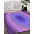 thumbnail image 3 of Ahgly Tapis Rectangulaire Lavable en Machine Intérieur Transitionnel Violet, 2 Pieds x 4 Pieds, 3 of 7