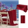 thumbnail image 1 of pvdgvd Tablecloths Can Be Cut Solid Color Glossy Satin Cloth Tablecloth For High-end Hotel Banquet Wedding, 1 of 6