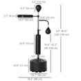 thumbnail image 4 of Soozier 3-in-1 Punching Bag with Stand with 2 Speedballs, 360° Relax Bar, PU Bag, 4 of 9