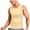 Beige, variant on Pitauce Compression Shirts for Men Tummy Control Body Shaper Slimming Undershirt Tank Top Shapewear with Zipper