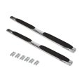 thumbnail image 2 of Go Rhino Nerf Bar 684404687PS OEM Xtreme; With Step Pads; 4 Inch Oval Straight; Polished; Stainless Steel; With Welded End Caps; Rocker Panel Mount, 2 of 4