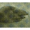 thumbnail image 4 of oneOone Viscose Chiffon Fabric Leaves & Geometric Block Print Fabric By Yard 42 Inch Wide, 4 of 4