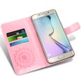 thumbnail image 2 of Étui de Téléphone pour Samsung Galaxy S6, Étui Portefeuille Folio à Rabat, Porte-Cartes en Cuir PU avec Fentes, Protection Intégrale Robuste, Support, Étui de Protection pour Téléphone pour Galaxy S6 Femmes, Or Rose, 2 of 5